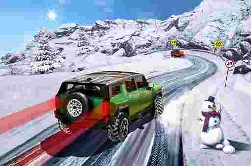 SUV SNOW DRIVING 3D