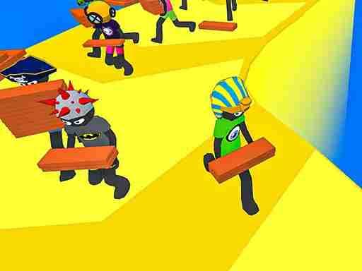 STICKMAN PLANKS FALL