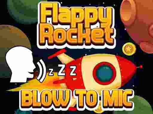 FLAPPY ROCKET PLAYING WITH BLOWING TO MIC